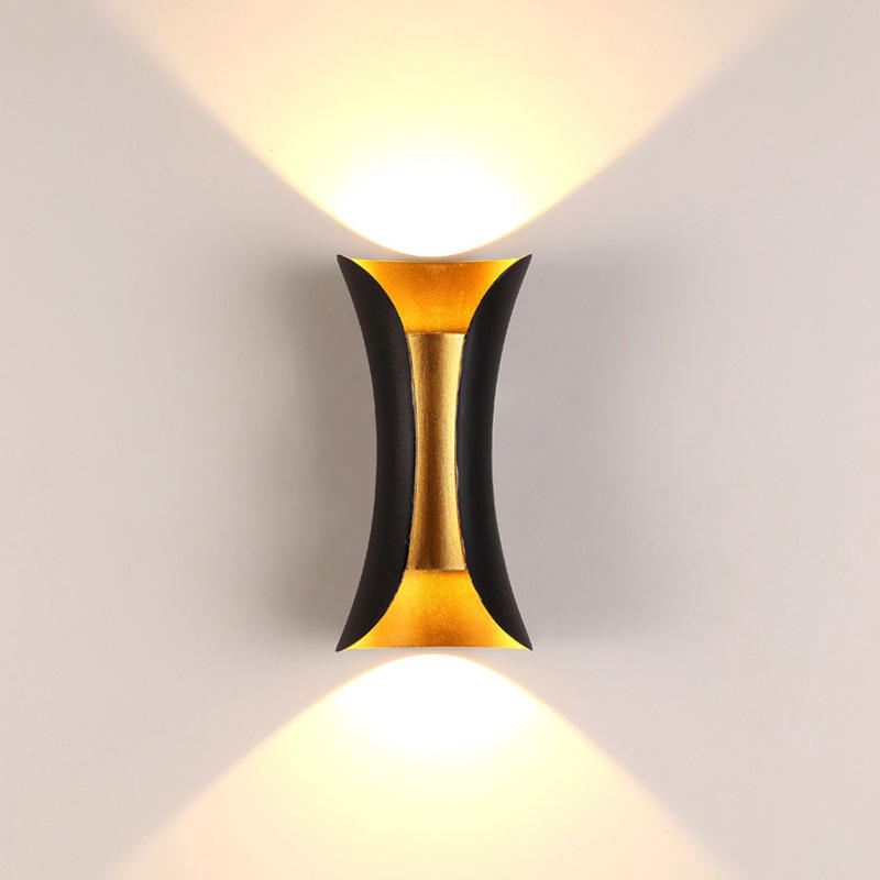 10w nuevo diseño de gran tamaño decoración de vacaciones de lujo al aire libre interior impermeable lámpara de pared LED soporte de pared luz IP65