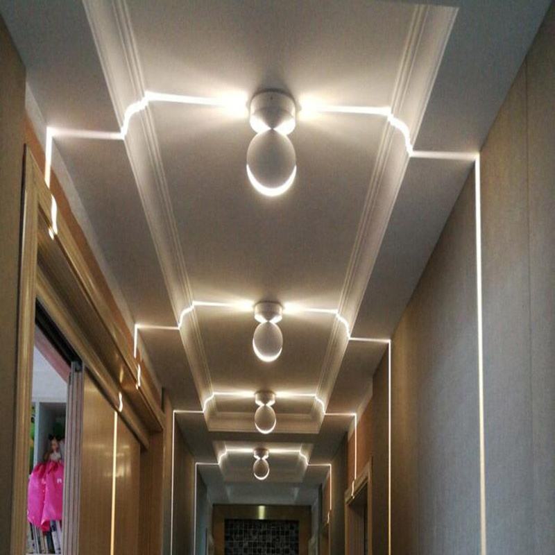 Luz de ventana exterior de 360 ​​grados, lámparas de marco de puerta, lámparas de Hotel KTV, pasillo, porche, accesorios de iluminación para exteriores, montaje en pared