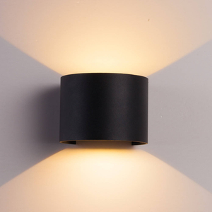 Sensor de movimiento 12W LED Aplique de pared Impermeable IP65 Porche Jardín Arriba y abajo Lámpara de pared