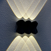 Lámpara de pared para interiores y exteriores Lámpara de pared LED hacia arriba y hacia abajo IP65 Iluminación impermeable Apliques modernos para exteriores Apliques modernos de iluminación para exteriores Aplique moderno para exteriores 