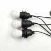 E27 Soporte de lámpara de diente completo Enchufe de cable del Himalaya Soporte de lámpara de sal Interruptor 317 Enchufe de UE / EE. UU. Tres portalámparas