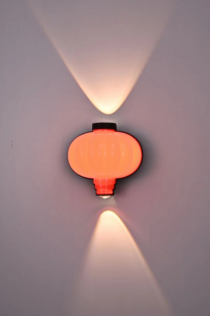 Montaje en pared Luz Led Lámpara de pared moderna Luces de pared Led Lámpara de pared decorativa para exteriores Lámpara de pared con forma de linterna