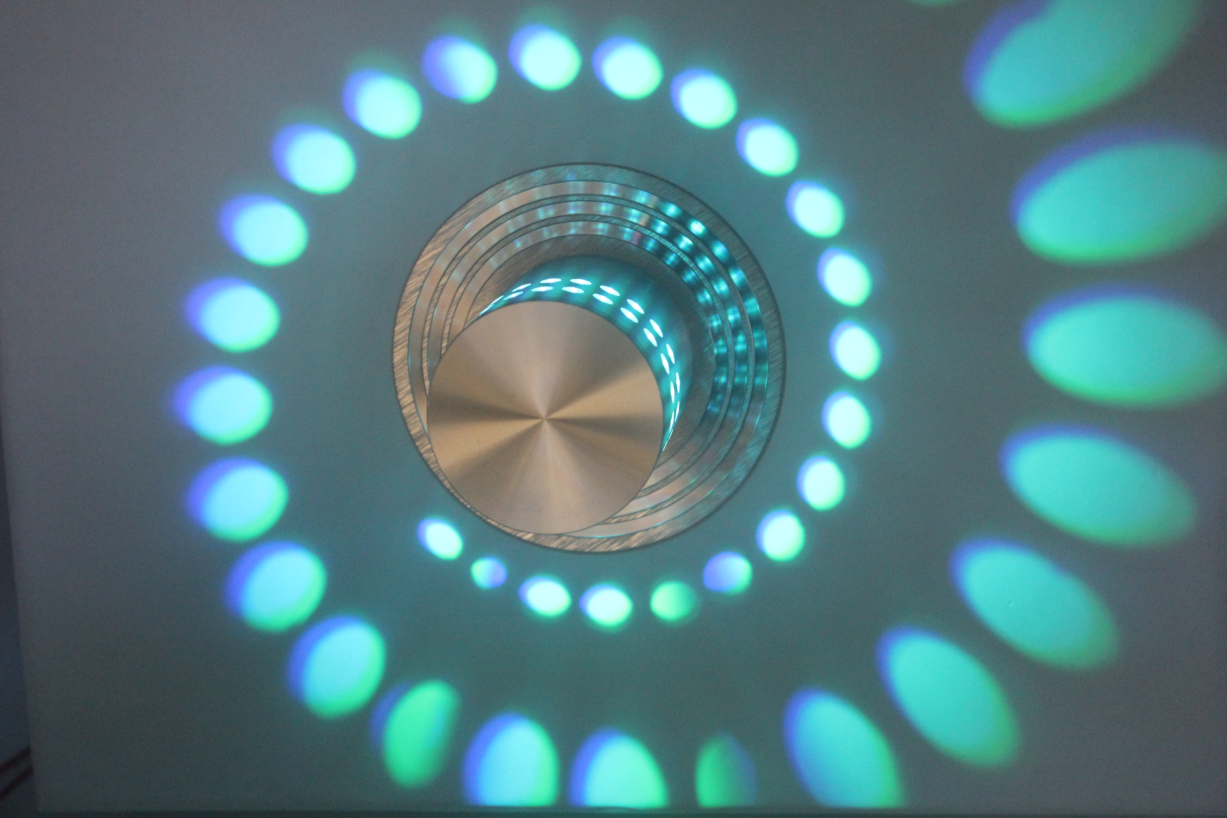 LED techo poroso LED RGB techo lámpara de pared con control remoto interior Led escalera pared luz AC85-265 regalo de Año Nuevo