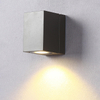 Luz de pared impermeable para exteriores, luz de pared cuadrada de ángulo ajustable, luz de pared de inducción de cuerpo humano, foco de inducción para jardín y Villa