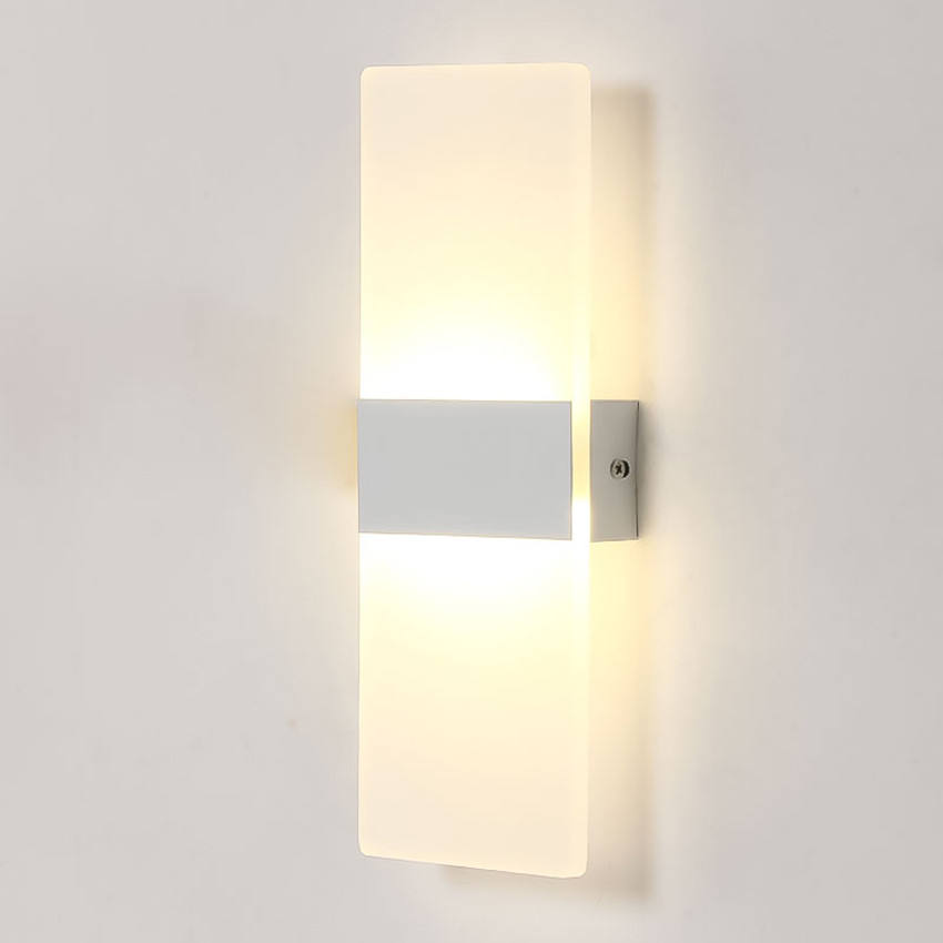 Aplique de pared acrílico 2023, teclas de Piano, luz de pared para sala de estar, baño, dormitorio, luminaria, luz nocturna de 85-265V