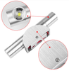 2x3W 360 grados de rotación hacia arriba y hacia abajo Lámparas de pared Lámparas de pared decorativas Lámpara de pared de lectura 