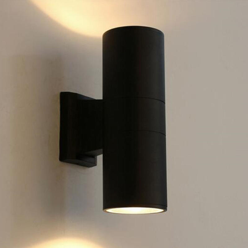 6W 12W Aluminio Decorar Lámpara de pared Estilo nórdico IP65 Doble cabeza Arkus Luz de pared Arriba y abajo Luz de pared Led