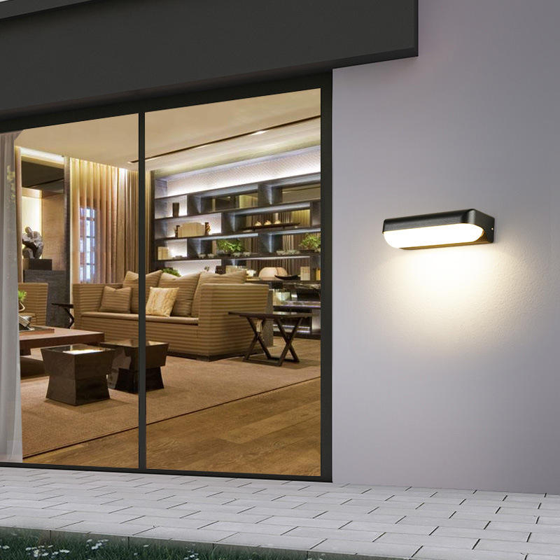 Acryl Moderne Minimalistische LED-Wandlamp Waterdicht IP65 Interior Exterior Voor AC85-265V Tuinstraatverlichting Balcón Apliques