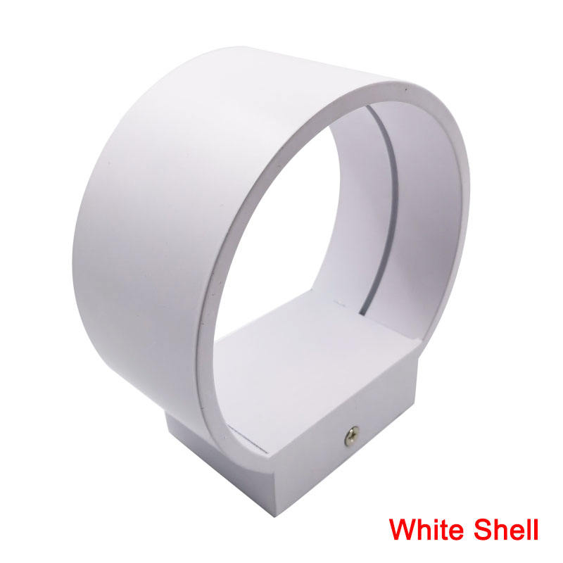 5W AC85-265V Luz de pared circular para interiores RGB con controlador para decoración de interiores Luces brillantes