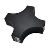 Impermeable IP65 LED Lámpara de pared para exteriores 12W Cross Star 4 Iluminación lateral para decoración de jardín