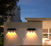 Lámpara de pared LED IP65 impermeable al aire libre Simple moderna, lámparas de patio, luz de pared de jardín, precio de fábrica