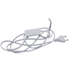 Enchufe de cable de la mejor calidad, interruptor negro 303 con enchufe EU US, los mejores accesorios de lámpara