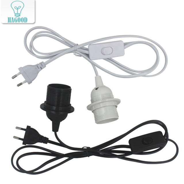Accesorios de lámpara Cable de enchufe de la UE Cable de 1,8 m con interruptor 303 Cable de luz directo de fábrica