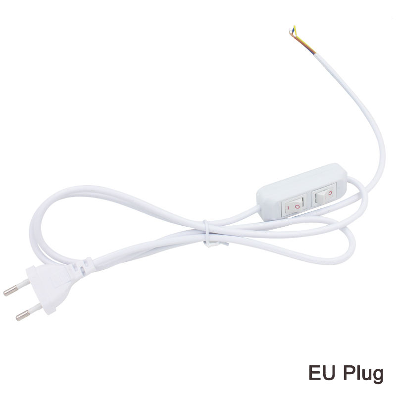 Interruptor de luz 301, el mejor precio, calidad para luz colgante, superventas, interruptor de doble botón, cable de enchufe europeo con 100% de seguridad