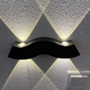 Aplique de luz led decorativo con 4 barbas y luz de noche para exterior aplique de pared decorativo led resistente al agua