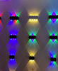 Lámpara de pared con personalidad nórdica, Fondo de sala de estar Led Simple, lámpara de pared redonda, iluminación de pasillo de Hotel, forma de diamante