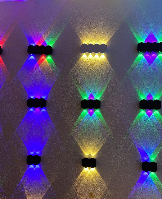 Lámpara de pared con personalidad nórdica, Fondo de sala de estar Led Simple, lámpara de pared redonda, iluminación de pasillo de Hotel, forma de diamante