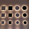 Moderna lámpara de pared LED Eclipse de luces de 150 mm y luz nocturna interior decorativa