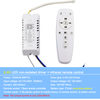 Controlador LED de control de aplicación, transformador LED inteligente remoto de 2,4G (20-40W)X2 (40-60W)X2 para lámpara de araña regulable que cambia de color