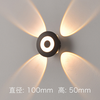 Lámpara LED de pared de 6W/10W para exteriores, resistente al agua, IP65, lámpara de pared de jardín para porche y decoración de noche para dormitorio interior, lámpara de iluminación de aluminio