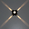 Lámpara de pared minimalista con ondas LED para exteriores montada en superficie, resistente al agua, IP65, 85 ~ 265V, lámpara de pared minimalista para camino, calle, porche