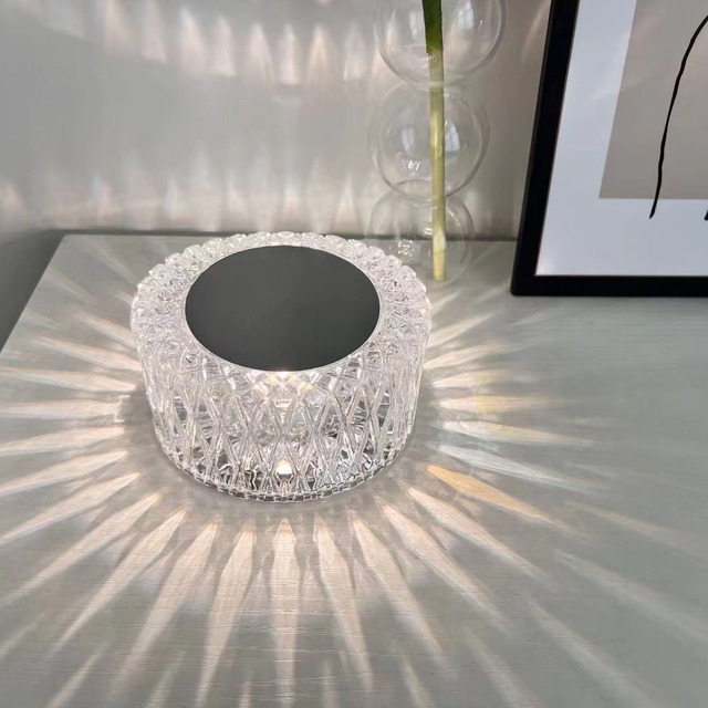 Luces de noche led decorativas lámpara de mesa de acrílico vintage lámpara de mesa led Bar lámpara de mesa de cristal restaurante lámpara de mesa restaurante atmósfera sentido lámpara de mesa