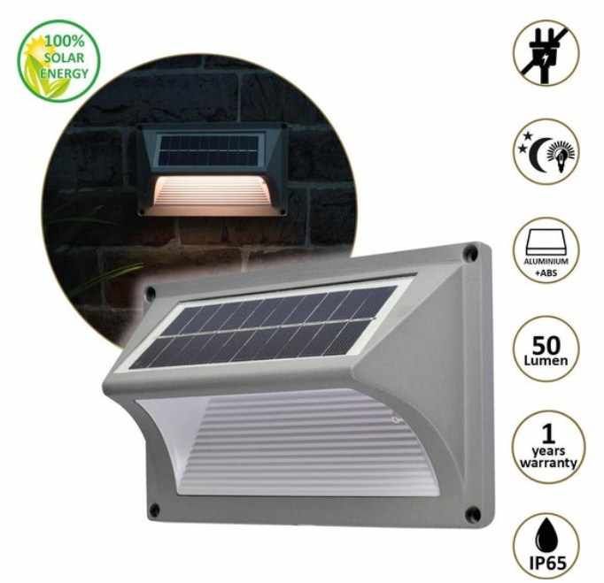 Popular Amazon Exterior Inducción automática Led Lámpara solar Iluminación solar Calle Sensor de movimiento Luz de pared Lámpara impermeable IP65