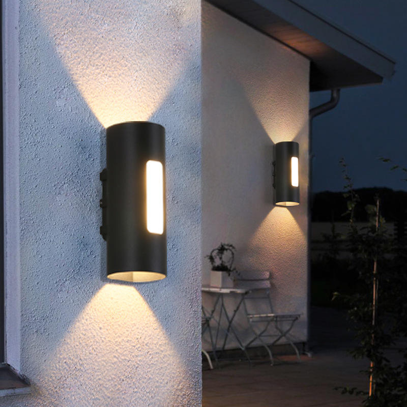 Lámpara de varita LED moderna Waterdicht IP65 Up Down 10W Buitenverlichting Home Hotel Winkel Gang Veranda Blaker Wandlampen AC 220V 110V