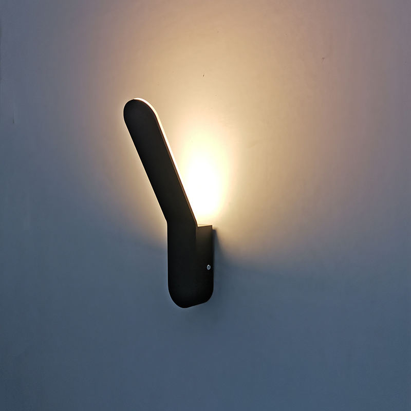 Hagood fabrica 4W AC85-265V decoración colorida Elegante lámpara de pared con forma de cepillo de dientes en el interior