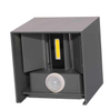 Aplique de pared Led lámpara rgb luz solar interior Led Wandlamp aluminio exterior IP65 Waterdicht Up Down iluminación exterior aplique de pared led