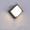 Estilo minimalista Tuya Smart WiFi LED Lámpara de pared RGBW Aplicación interior exterior Aplique impermeable Luz de jardín regulable
