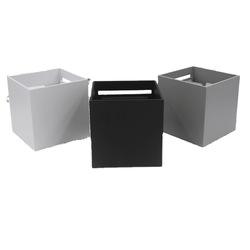 Estilo industrial 12W AC85-265V Impermeable IP65 Haz ajustable Aluminio Exterior LED Cubo Luz de pared