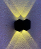 Lámpara de pared con personalidad nórdica de 4W, lámpara Led Simple de fondo para sala de estar, lámpara de pared redonda, iluminación para pasillo de Hotel, forma de diamante