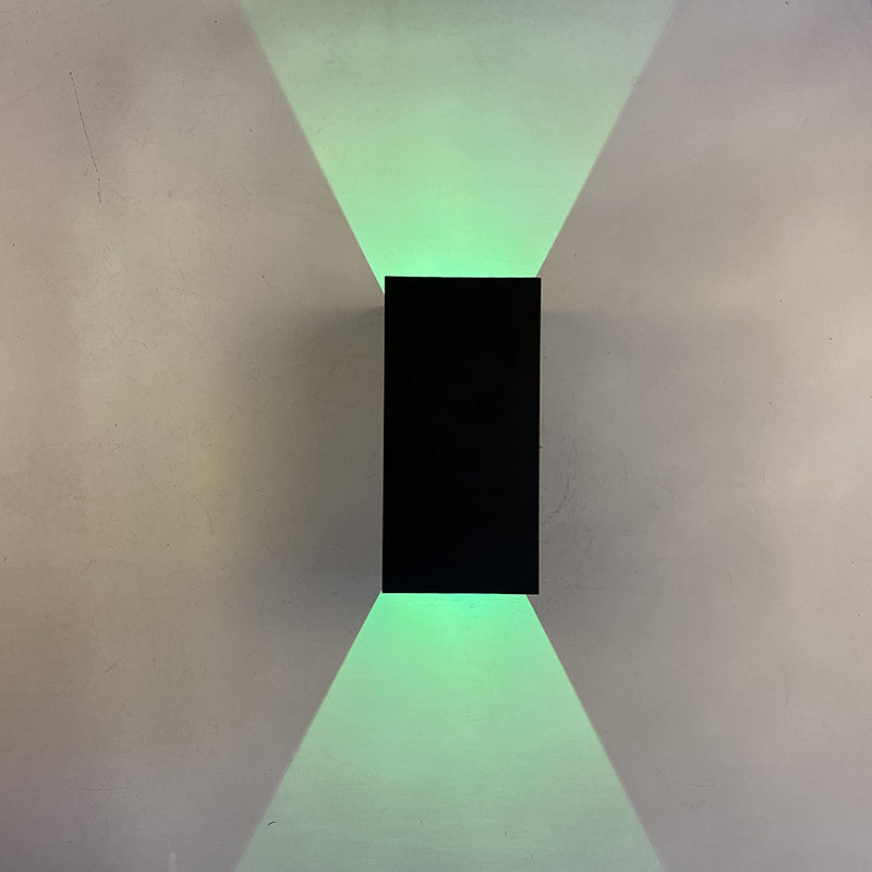 Luz inteligente de 9 W versión de ángulo ajustable Wifi lámpara de pared impermeable RGBW candelabro de exterior cambio de Color por lámpara de aplicación inteligente