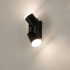 Outdoor Verstelbare Hoek Wandlamp COB Neer Licht Hotel Villa Buitenmuur Enkele Dubbele Kop Wandlamp Eenvoudige Aluminio