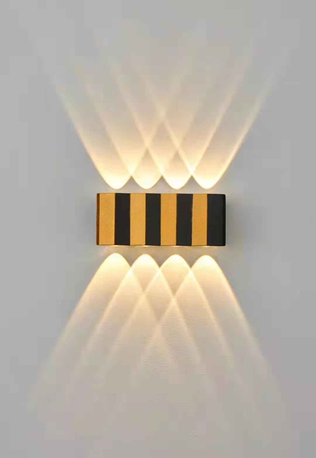 Nueva lámpara LED de pared para exteriores, lámpara de lavado de pared impermeable para interiores y exteriores, para patio, dormitorio, pasillo, balcón, foco de pared