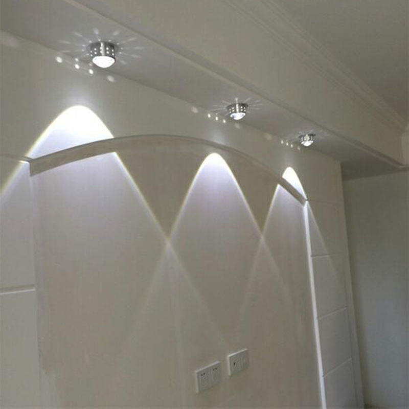 Bull's Eye Lantaarn Crystal Spotlight Down Light TV lámpara de pared Sky Down Light Gat Licht Persoonlijkheid Creative LED Kleur Achtergrond