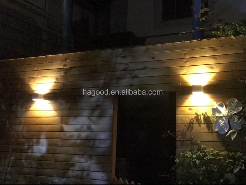 Estilo Industrial 12W AC85-265V impermeable IP65 haz ajustable de aluminio al aire libre LED cubo impermeable aplique de luz de pared
