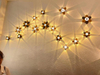 Luz de montaje en pared impermeable negra moderna, aplique de pared de aluminio, 2 luces, decoración de luz de pared para exteriores para jardín hacia arriba y hacia abajo