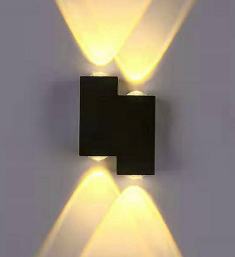Lámpara de pared de escalera impermeable con luz LED decorativa y luz nocturna moderna para exteriores, luz de pared Led para exteriores, pared impermeable