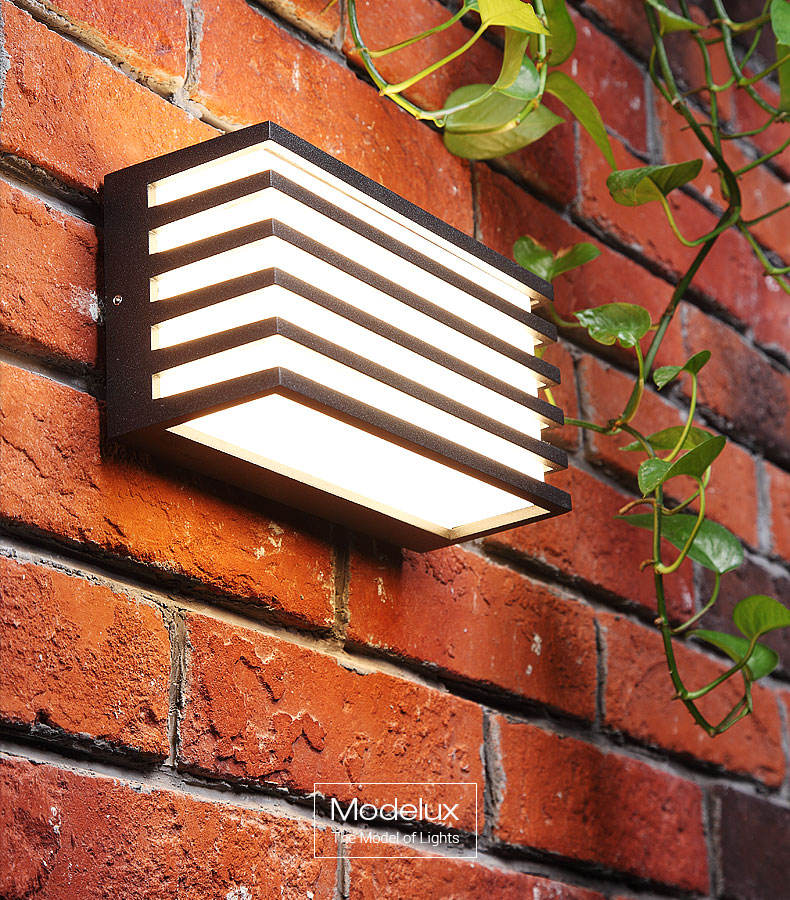 Nieuwe Outdoor Waterdichte Moderne LED Wandlampen Lange Acryl Woonkamer Slaapkamer Gang Veranda Zwart Lámpara de interior Verlichting