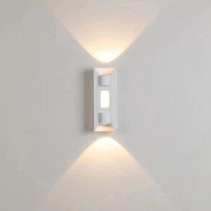 Lámpara de pared IP65 impermeable al aire libre 6 W/10 W LED luz de pared interior dormitorio iluminación decorativa porche jardín luces lámparas de pared cena