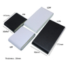  Luces de pared exterior Linterna montada en jardín de aluminio Impermeable para exteriores Lámpara de iluminación de pared Led Black Street Glass