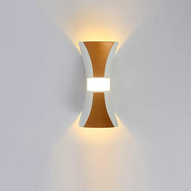Lámpara LED impermeable para exteriores LED IP65 Aluminio hacia arriba y hacia abajo Luz decorativa para interiores y exteriores