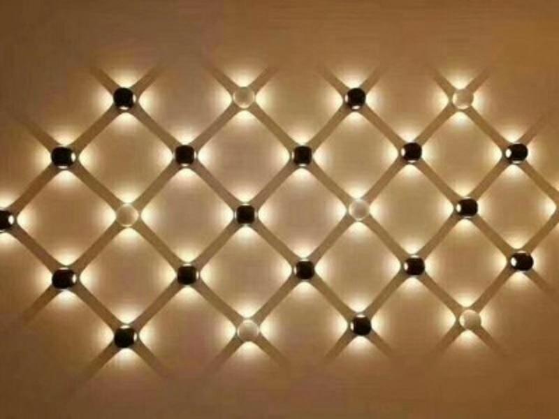 4W Pequeña NUEVA llegada Luces de bola Luz descendente para exteriores Luces multicolores Lámparas de pared externas Luminaria LED Wandlamp Lámparas de pared LED