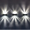 Luz LED impermeable para exteriores de aluminio para jardín, luz para suelo, camino de entrada con energía Solar, poste para jardín, marcador de calle, muelle, luz de cubierta