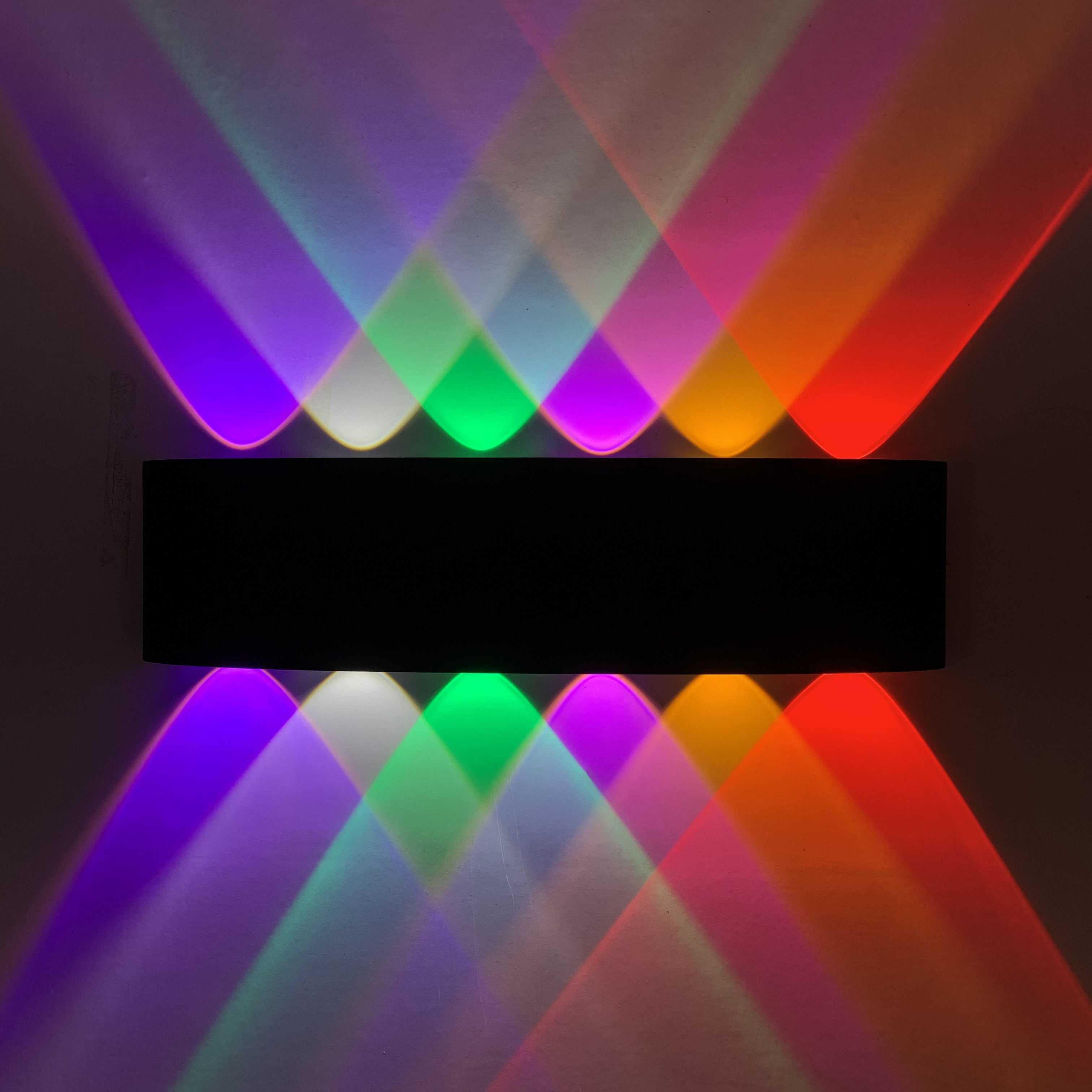 Lámpara de pared LED de arriba y abajo impermeable al aire libre en forma de arco Lámpara de pared de iluminación de aplique de pared moderna de aluminio