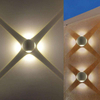 4W Pequeña NUEVA llegada Luces de bola Luz descendente para exteriores Luces multicolores Lámparas de pared externas Luminaria LED Wandlamp Lámparas de pared LED