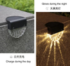 Blanco cálido LED Lámpara solar Camino Escalera Luces de jardín al aire libre Energía solar Balcón Luz Decoración para Patio Escalera Valla productos