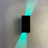 Nuevo RGB APP Control Smart light Cube lámpara de pared LED impermeable ip65 Wall Light square Porch Garden Up and Down